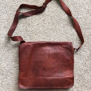Leather Messenger Bag